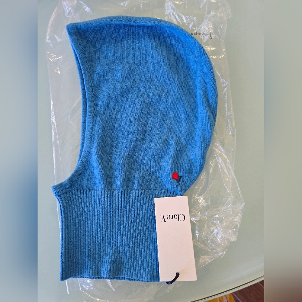 Clare V Blue Kids Beanie